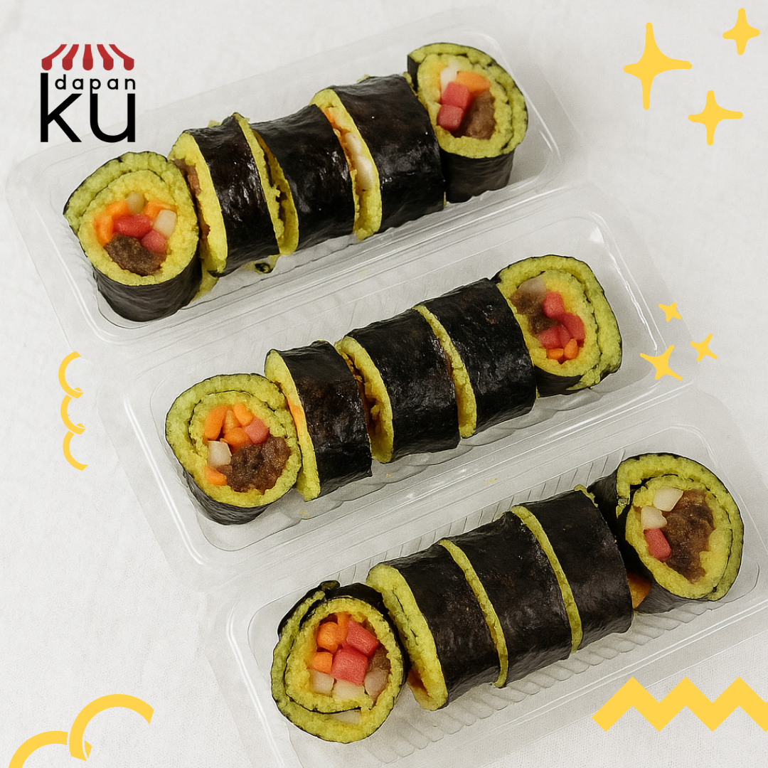 Kimbab Sunroll KudapanKu menu